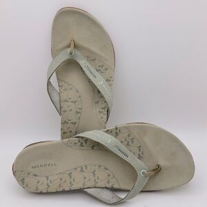 Merrell Terracina Seagrass Thong slip on Performance Footwear Sandal Size 8